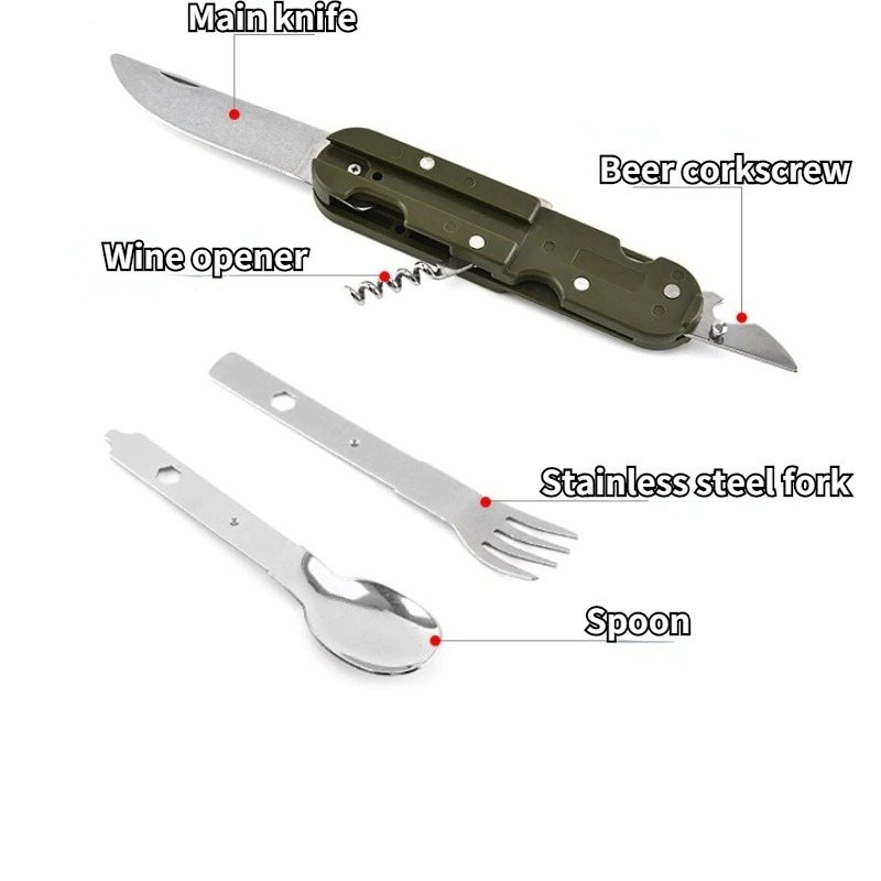 Hopfällbar Servisutrustning Utensil Tool Kit