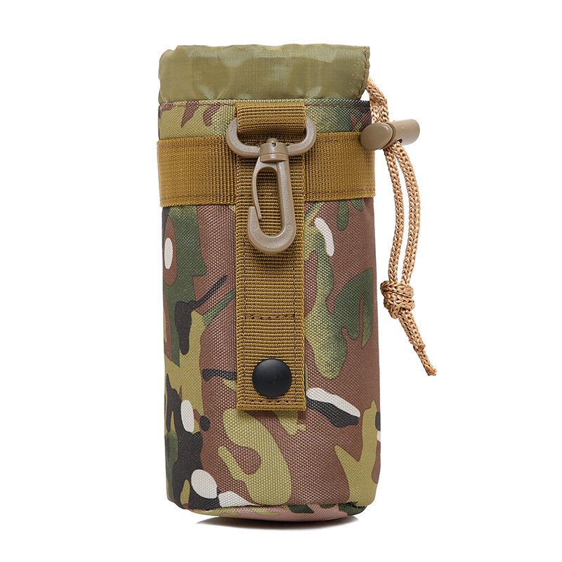 Kaload 19x8cm Tactical Water Bottle Bag Kettle Pouch Cup Midjeaxelväska