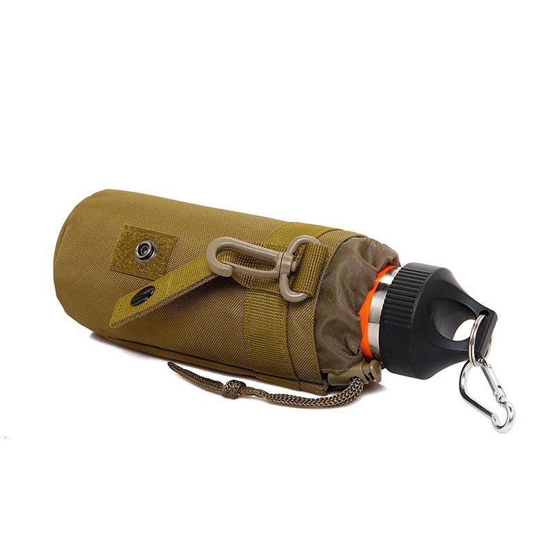 Kaload 19x8cm Tactical Water Bottle Bag Kettle Pouch Cup Midjeaxelväska