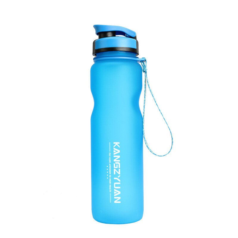 Kangzhiyuan 1000ml Stor Sportflaska Gym Fitness Pc Vattenflaska Bpa Gratis Resor Drickskopp