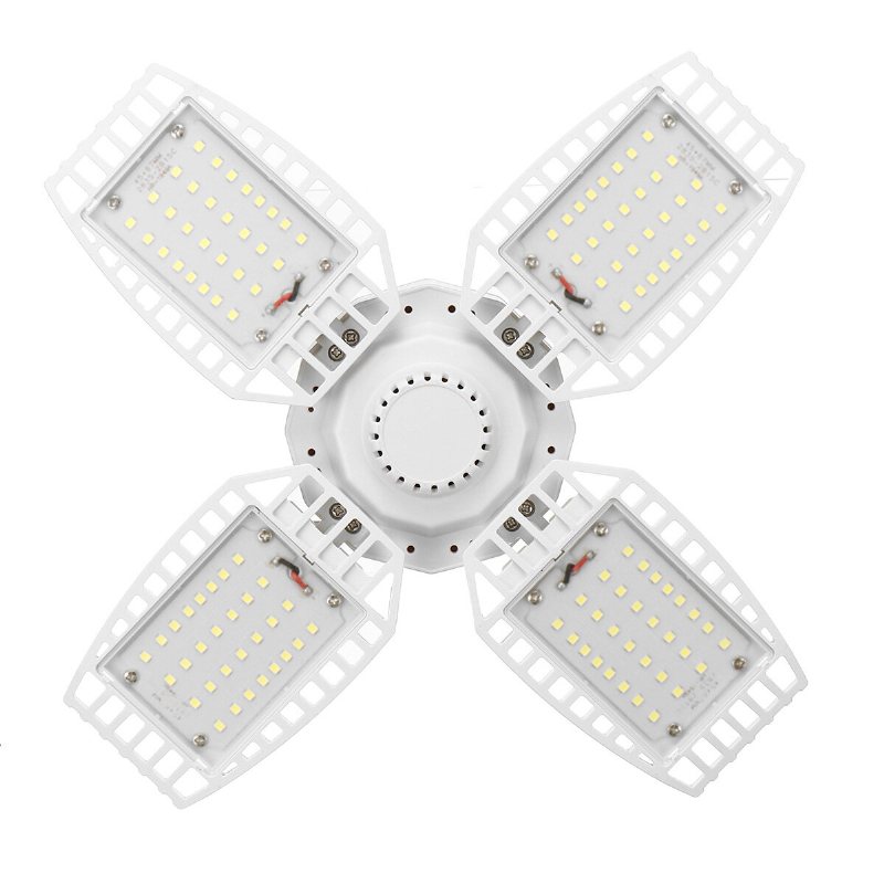 Led Campingljus Justerbar Hopfällbar Takfläkt Bladlampa Energisparande Arbetslampa Utomhushem