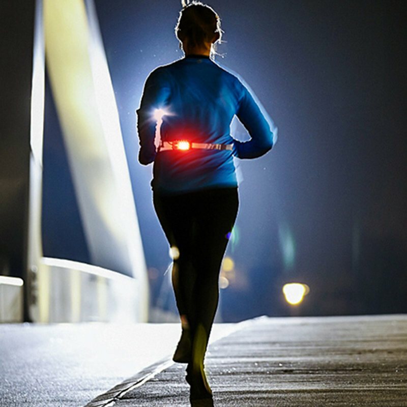 Löparbältesväska Med Led-ljus Vattentät Sportväska Unisex Fanny Pack Bältesväska Midjeväskor För Jogginglöpning