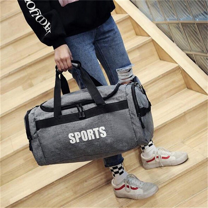 Män Kvinnor Camping Resor Axel Utomhus Bagage Stor Gym Duffel Sport Satchel Bag