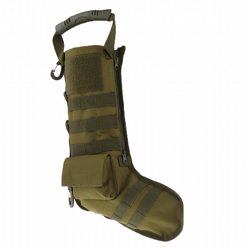 Molle Christmas Farfar Santa Socks Bag Military Tactical Bag Outdoor Jakt Förvaringsväska