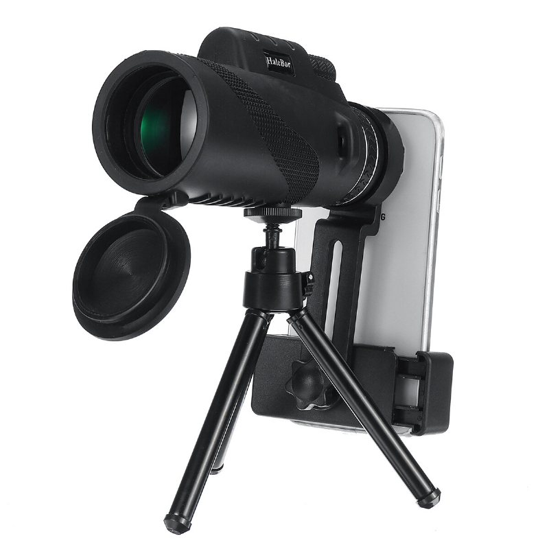 Monocular Telescope 10x Hd Outdoor Optical Lens Night Vision Tripod Phone Clip