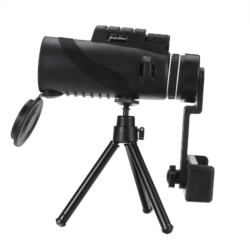 Monocular Telescope 10x Hd Outdoor Optical Lens Night Vision Tripod Phone Clip