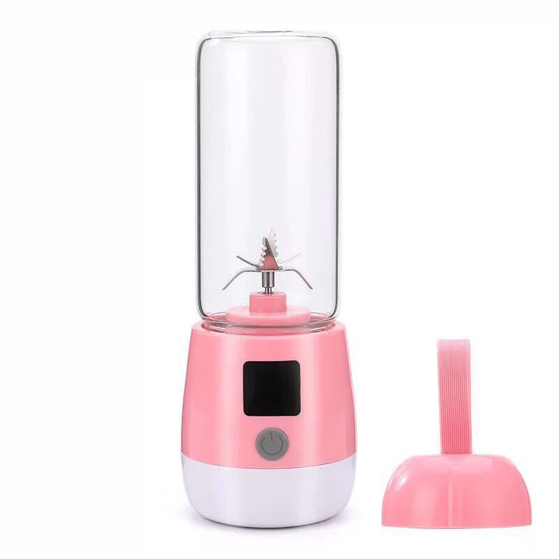 Multifunktion Mini Juicer Mat Milkshake Fruktmaskin Maskin Usb Uppladdningsbar Blender Camping Picnic