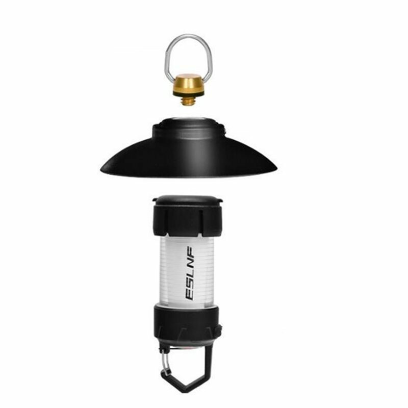 Multifunktionell Campinglampa Med Magnetisk Bas Led Ficklampor Camp Supplies Uppladdningsbar Infällbar Ficklampa