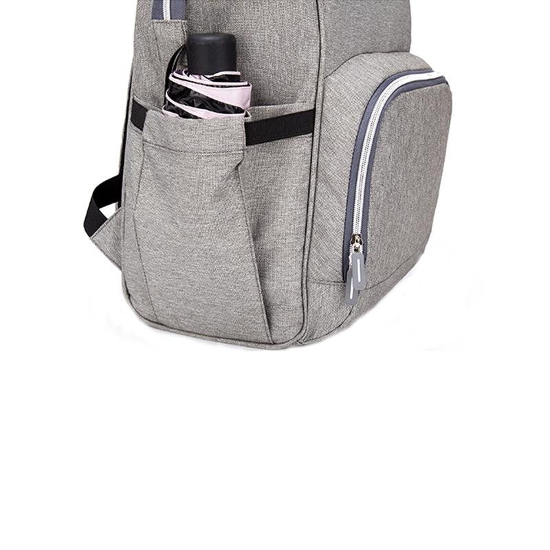 Multifunktionell Mummy-ryggsäck Vattentät Usb-laddningsport Baby Diape Mom Bag