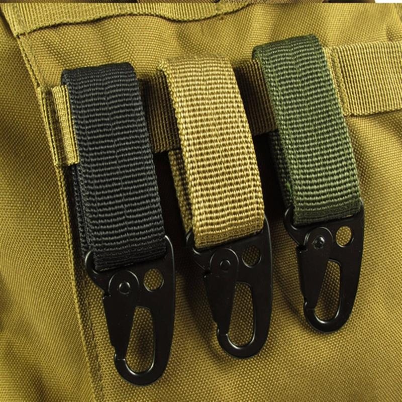 Nyckelkrok Molle Höghållfast Nylon Hängsystem Bältesspänne