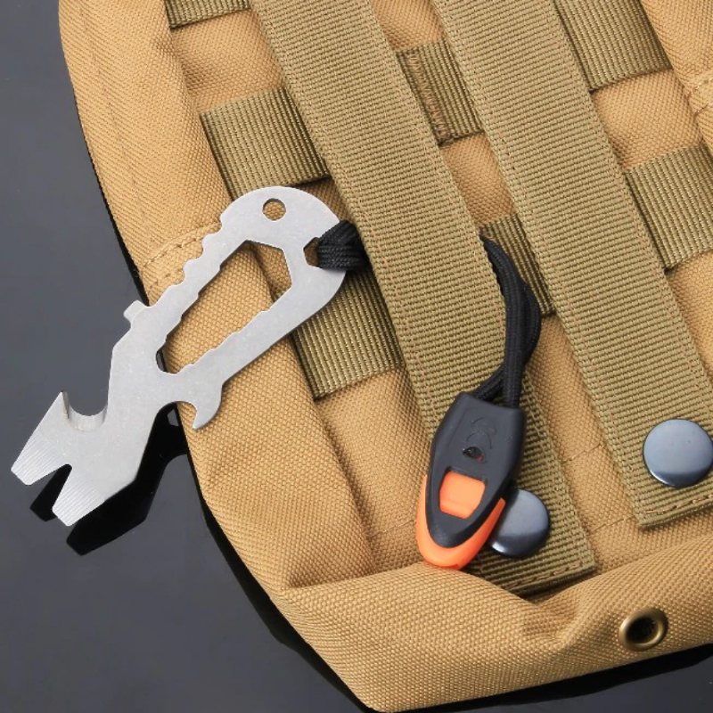 Outdoor Camping Multi Tool Skärrep Knivöppnare