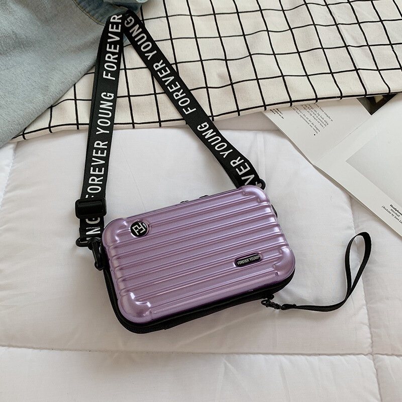 Pvc Crossbody Bag Mini Makeup Bag Reseaxelväska Förvaringsväska Handväska