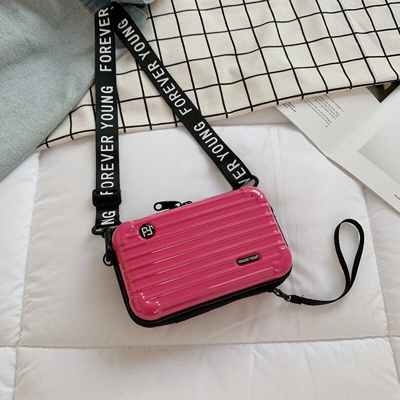 Pvc Crossbody Bag Mini Makeup Bag Reseaxelväska Förvaringsväska Handväska