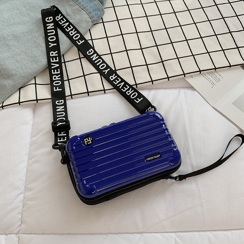 Pvc Crossbody Bag Mini Makeup Bag Reseaxelväska Förvaringsväska Handväska