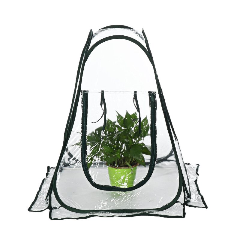 Pvc Varm Trädgård Vikbar Mini Växthus Växter Skydd Vattentät Plant Protector 31.20x27.30 Tum