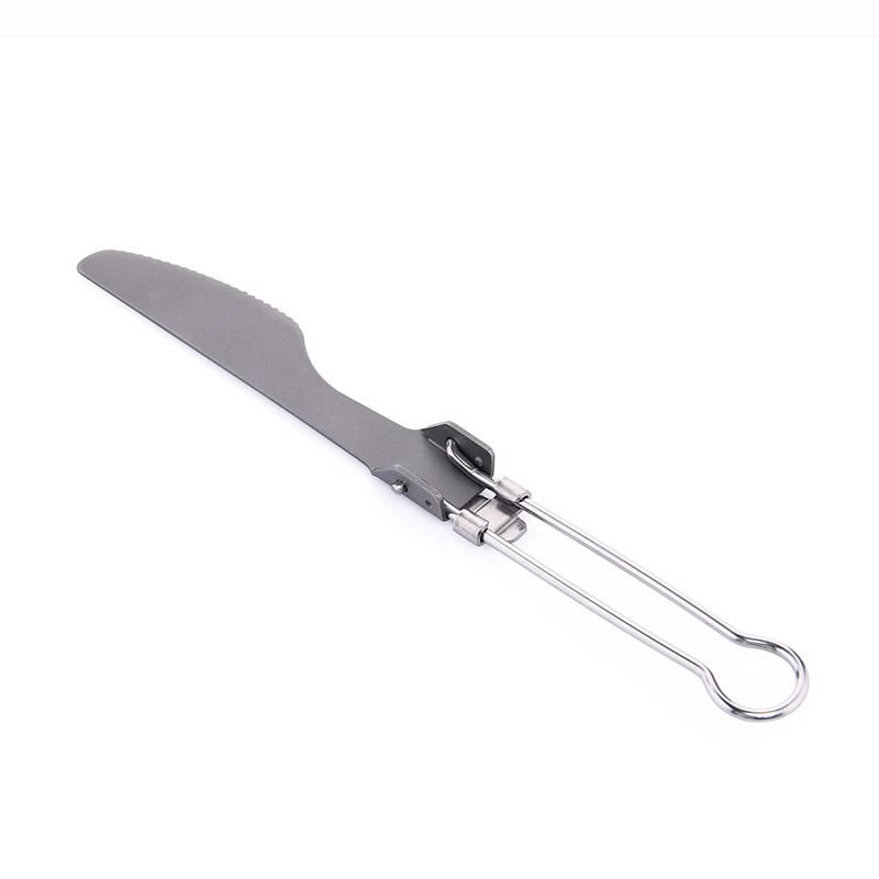 Skedgaffelknivset Titanium Utomhusutrustning