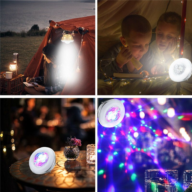 Solar Camping Light 28led Party Scenljus Usb Uppladdningsbart Tält Lykta Utomhus Nödljus