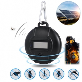 Solar Ultrasonic Anti Mosquito Tools Elektronisk Bugg Insekt Myggskydd Bärbar Kompass För Utomhusklättring Resor