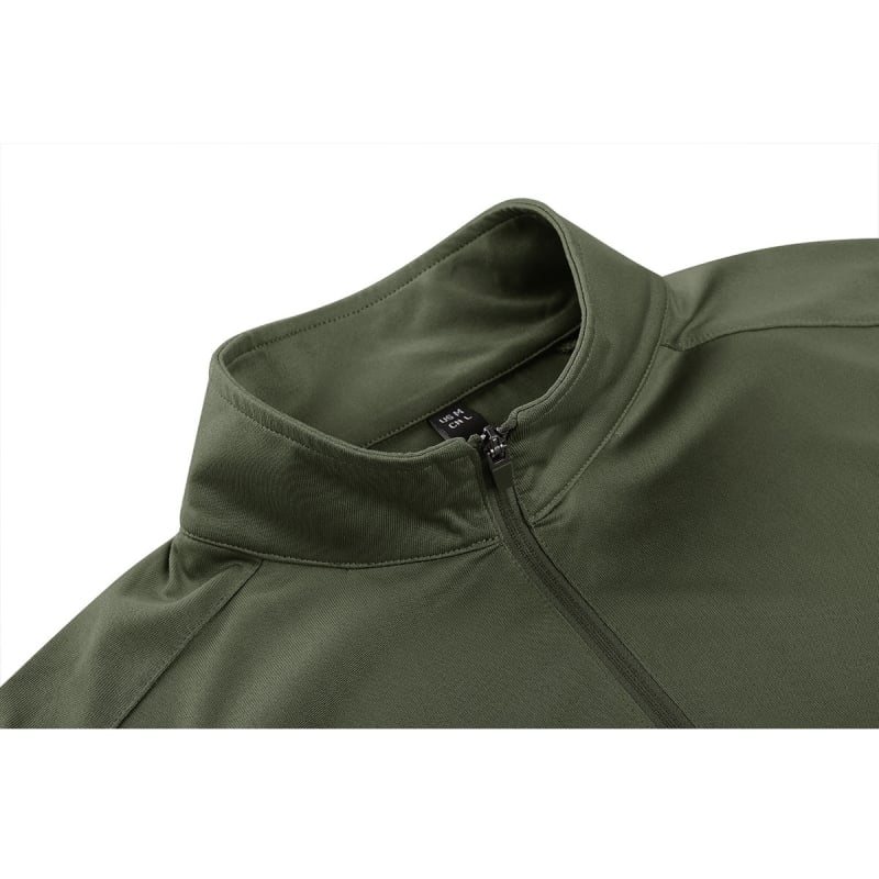 Tactical Shirt Långärmad Hunting Pullover Med Blixtlåskrage