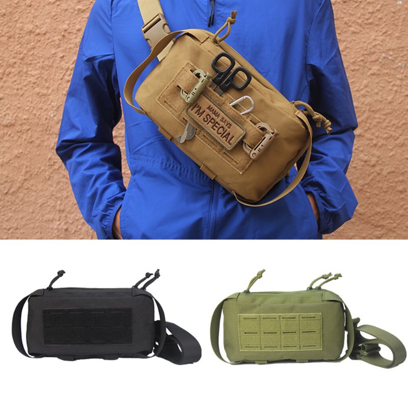 Taktisk Axelväska Herr Sling Crossbody Molle Bag Camping Resor Fiske Militär Ryggsäck