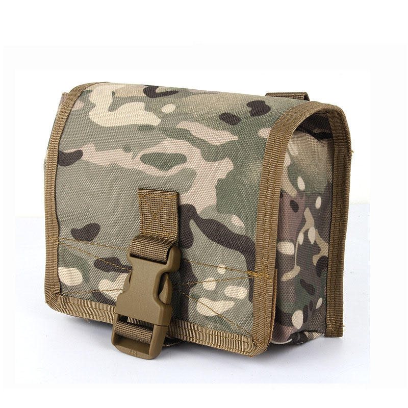 Tre Soldater Nylon Utomhus Militär Taktisk Midjeväska Camping Trekking Travel Camouflage Bag