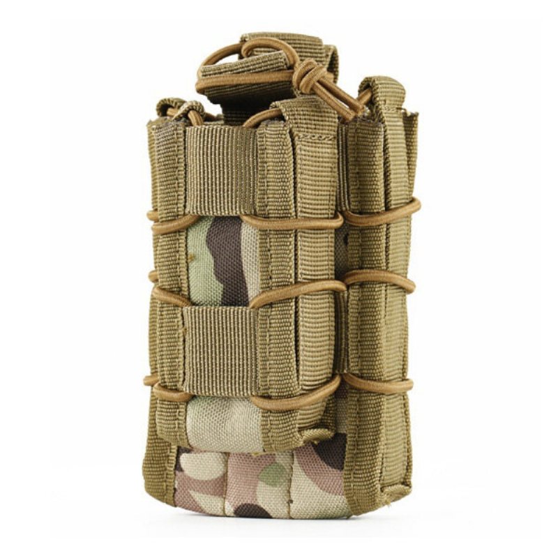 Twice Magazine Pouch Molle Hållare Tillbehörsväska Taktisk Väska För Campingjakt