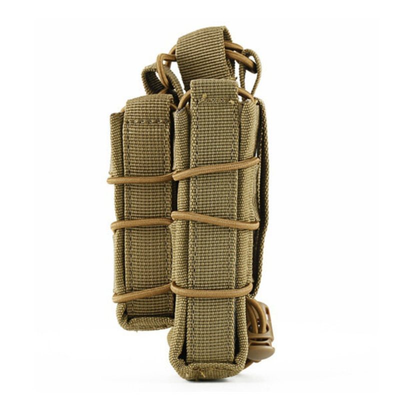 Twice Magazine Pouch Molle Hållare Tillbehörsväska Taktisk Väska För Campingjakt