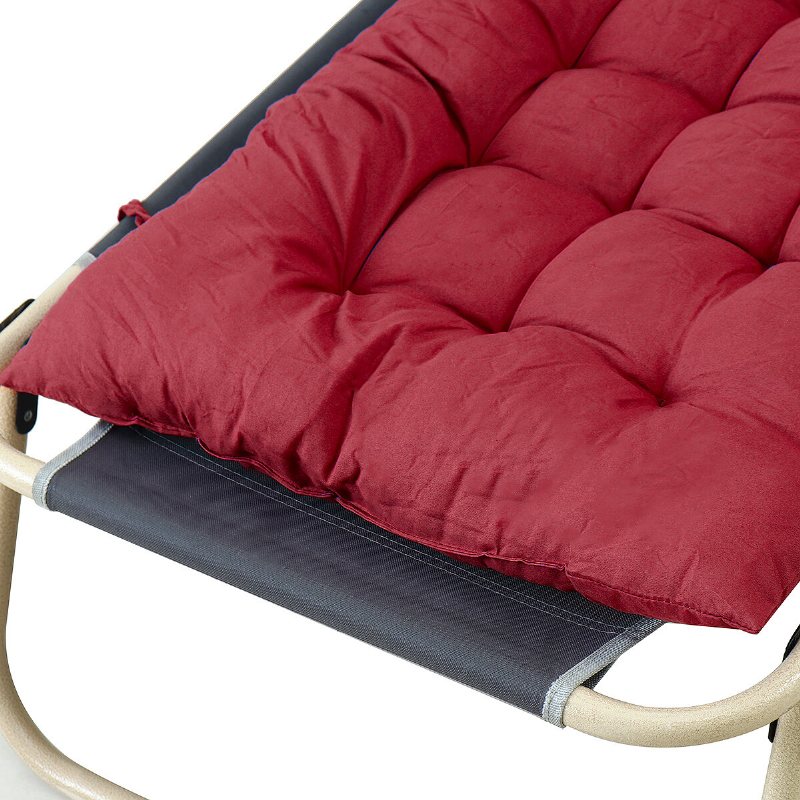 Universal Lounge Chaise Kudde Tuftad Mjuk Comfort Deck Hög Rygg Utomhus Inomhus Gungstol Vadderad