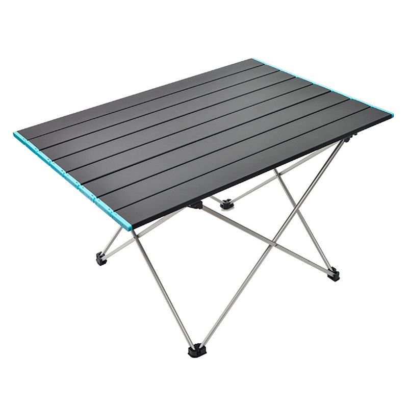 Utomhus Fällbart Bord Av Aluminiumlegering Bärbart Ultralätt Picknick Camping Aluminium Tallrik Skrivbord Grill Självkörande Möbler