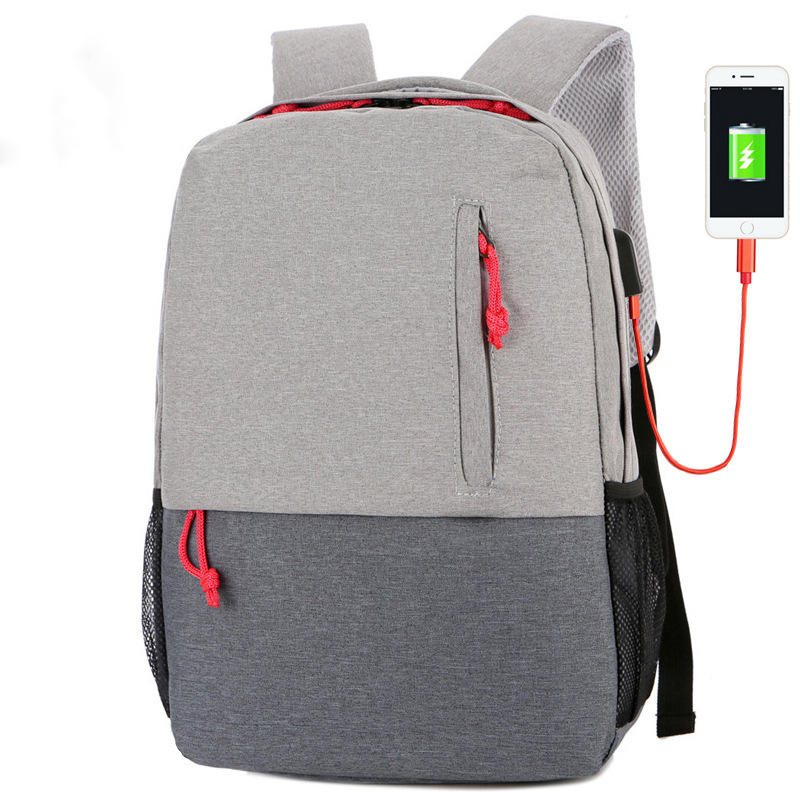 Utomhuscamping Nylon 25l Usb-laddningsryggsäck Vattentät Laptopväska Med Stor Kapacitet