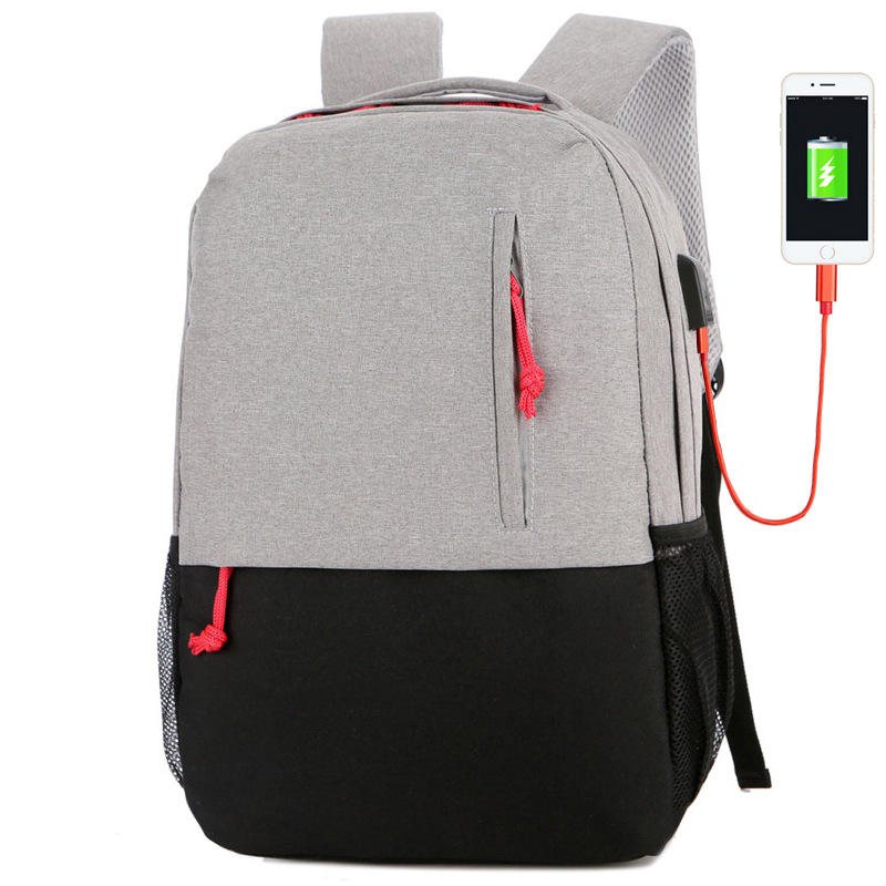 Utomhuscamping Nylon 25l Usb-laddningsryggsäck Vattentät Laptopväska Med Stor Kapacitet