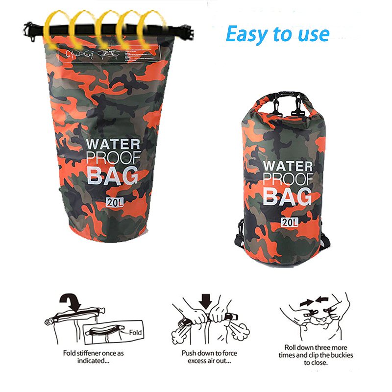 Vattentät Ryggsäck Camouflage Portable Outdoor Sport