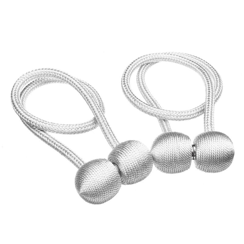 2pack Magnetic Ball Gardin Tiebacks Spänne Clips Hållbacks 4-färger