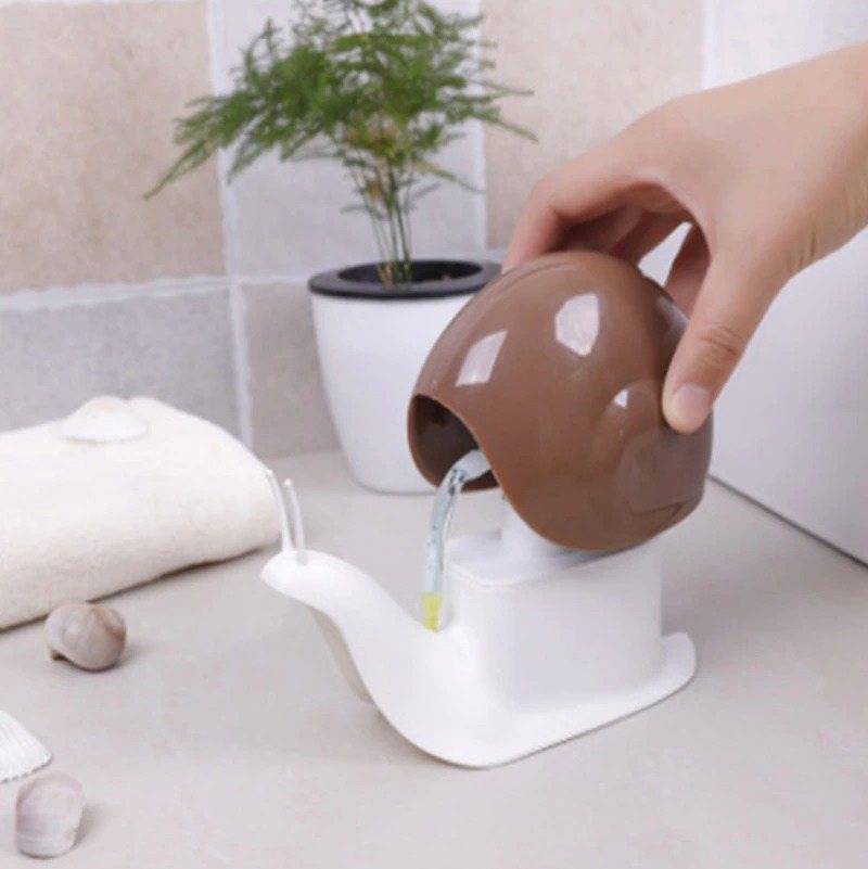 Creative Snail Design Dispenser För Flytande Tvål 120ml