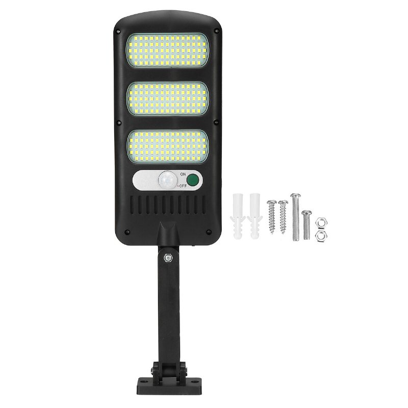 1/2/4 St 213 Led Solar Street Wall Light Pir Rörelsesensor Dimbar Lampa Utomhus Trädgård