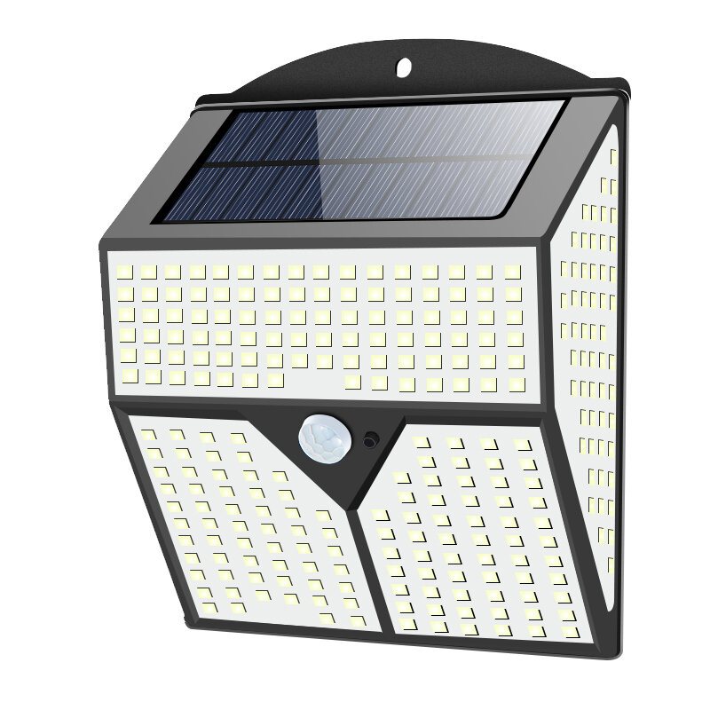 1/2st 436led Solar Light Infraröd Rörelsesensor Trädgård Säkerhet Vägglampa Nytt