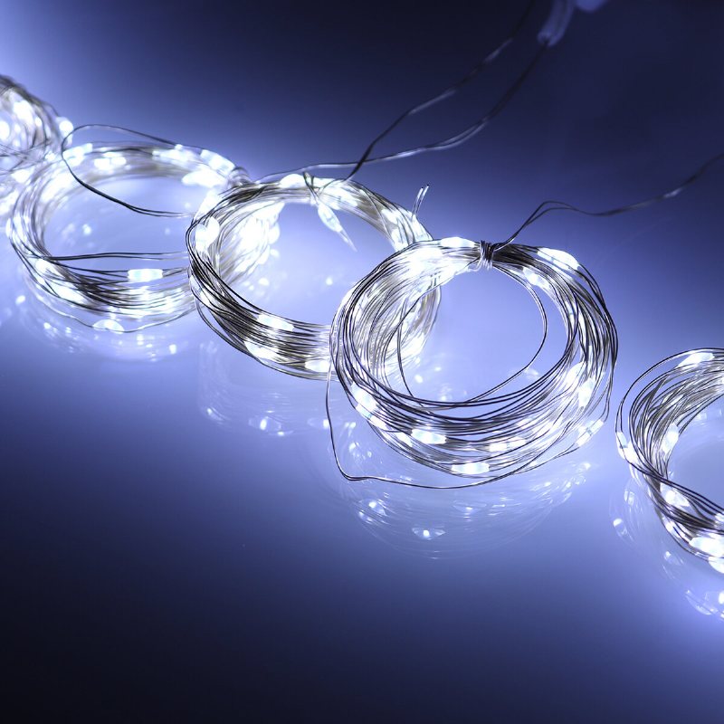 100/200/300 Led-fönstergardinlampor Usb Vattentäta Fairy String Lights Dekorativa Julglimtljus För Sovrumsfester Bröllopsbakgrund Uteplats Och Väggdekorationer - 8 Lägen Med Krok