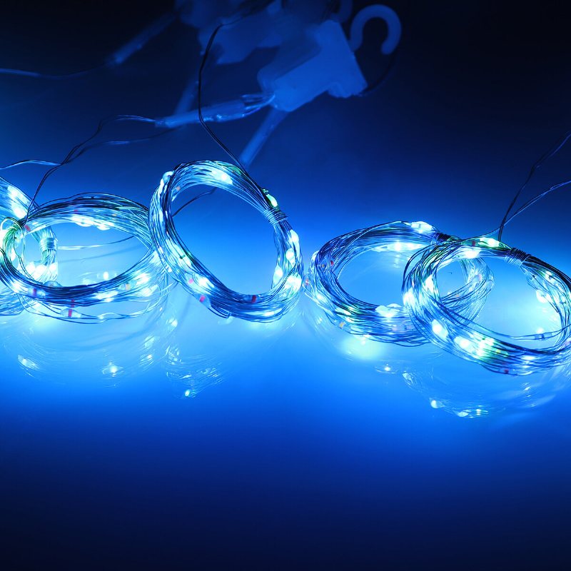 100/200/300 Led-fönstergardinlampor Usb Vattentäta Fairy String Lights Dekorativa Julglimtljus För Sovrumsfester Bröllopsbakgrund Uteplats Och Väggdekorationer - 8 Lägen Med Krok