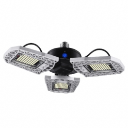 100w 24000lm Led Garagelampa E26/27 Takflödeslampa Ljussensor Deformerbart Ljus