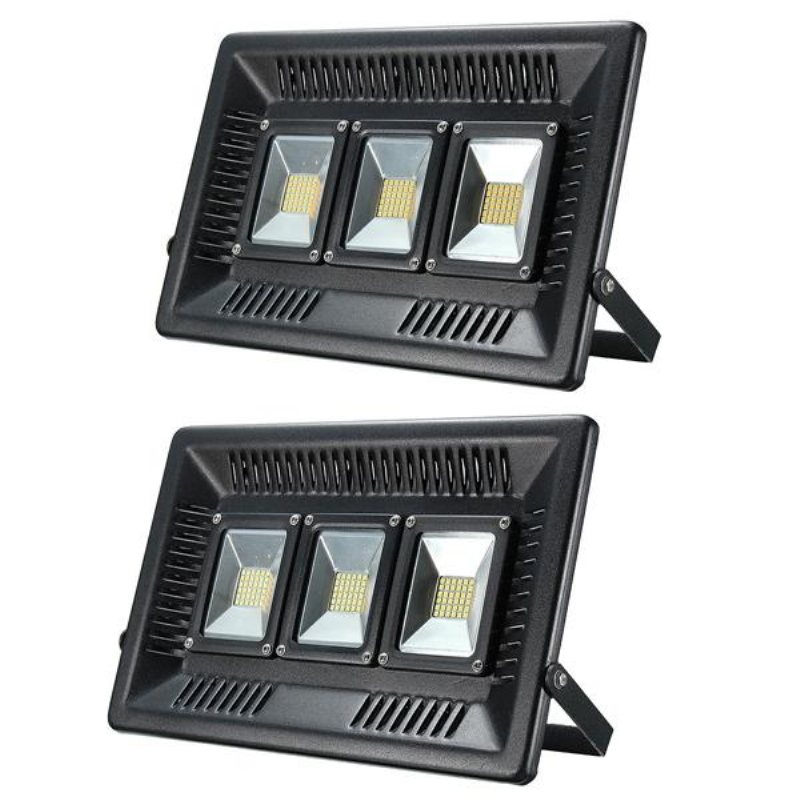 100w Led Ultratunn Vattentät Flood Light Outdoors Trädgårdslampa Ac220v