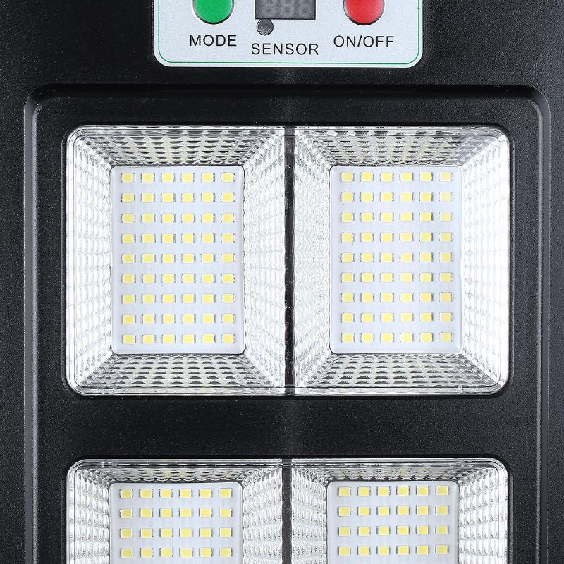 108/216/324 Led Solar Street Light Pir Rörelsesensor Lampvägg Med Fjärrkontroll