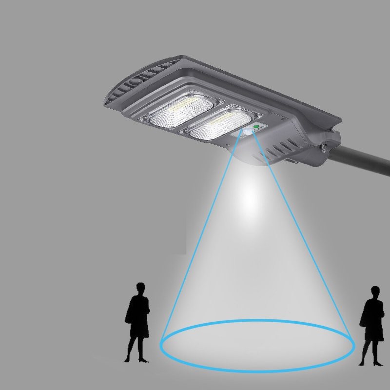 117/234/351 Led Solar Wall Street Light Pir Rörelsesensor Utomhuslampa Med Fjärrkontroll