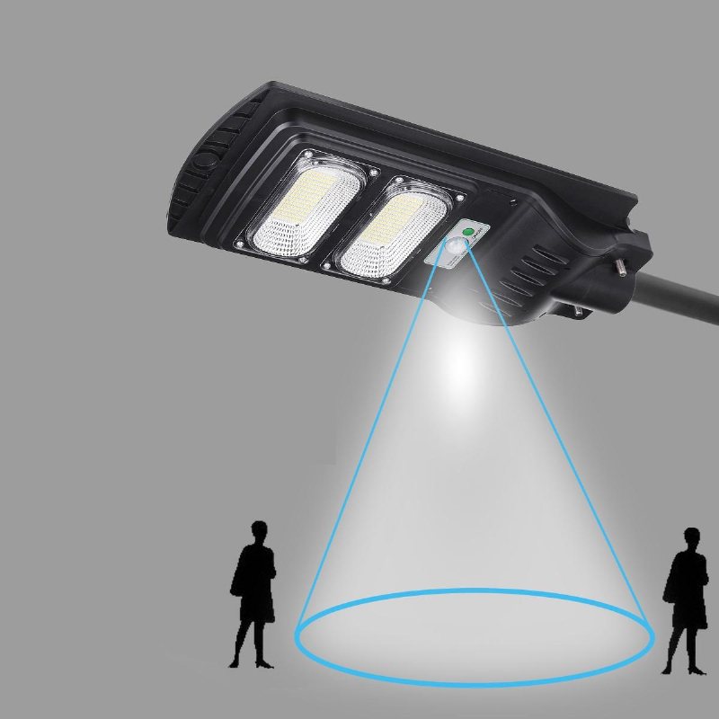 117/234/351 Led Vattentät Solar Powered Street Light Semsor Remote Vägglampa