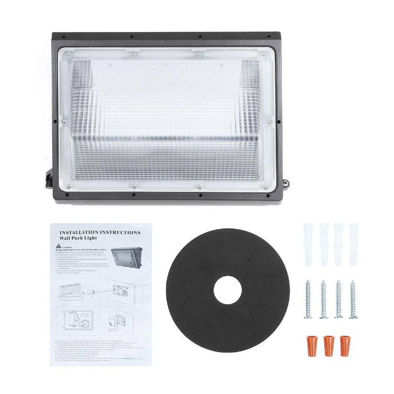 120w Led Wall Pack Kommersiellt Industriellt Ljus Utomhus Säkerhetsarmatur Waterpro Vägglampa