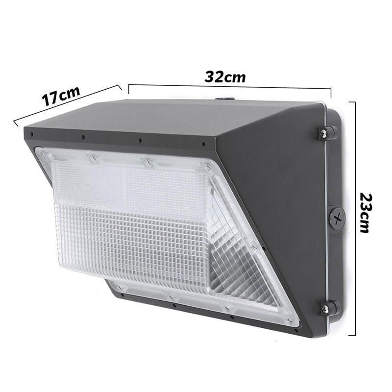 120w Led Wall Pack Kommersiellt Industriellt Ljus Utomhus Säkerhetsarmatur Waterpro Vägglampa