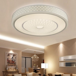 12w 24 Led Ljusa Runda Tak Ner Ljus Modern Lyxig Flush Akryl Lampa