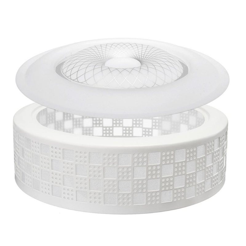 12w 24 Led Ljusa Runda Tak Ner Ljus Modern Lyxig Flush Akryl Lampa