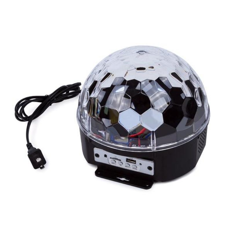 12w Bluetooth Röststyrning Led Magic Ball Scenlampa Färgglad Mp3 Disco Med Fjärrkontroll