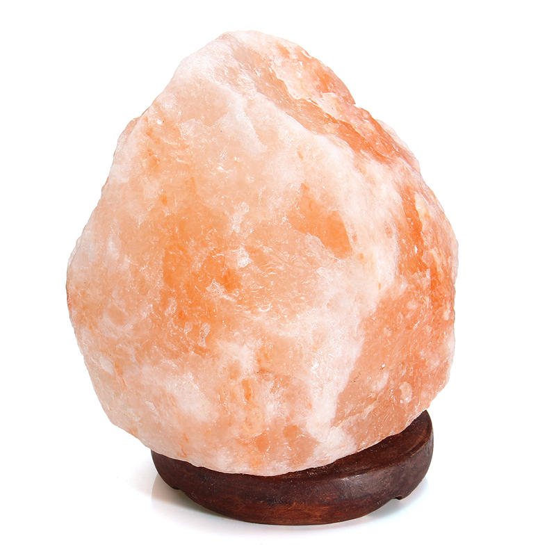 14 X 10 cm Himalaya-glöd Handsnidad Naturkristall Salt Nattlampa Bordslampa Med Dimmerbrytare