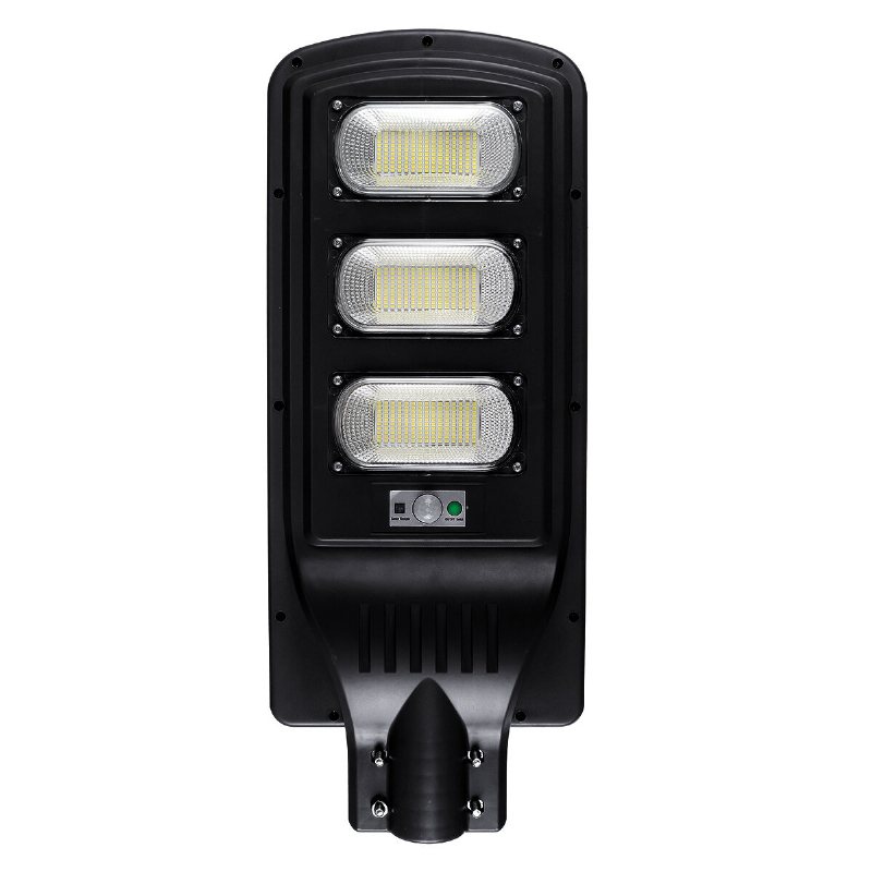 150/300/450 Led Solar Street Light Rörelsesensor Utomhus Yard Vägglampa + Fjärrkontroll